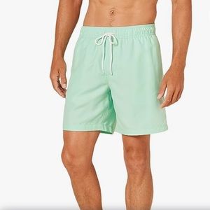 GEORGE Mint Green Drawstring Waist Swim Shorts L NWOT